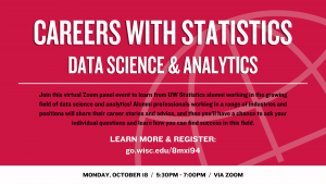 Careers with Statistics, Data Science and Analytics
