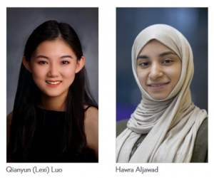 Madison seniors Qianyun (Lexi) Luo and Hawra Aljawad