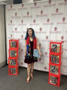 Rachael Lang ‘23, who earned a Data Science Certificate