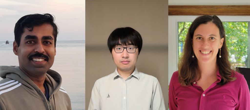 Three faculty headshots