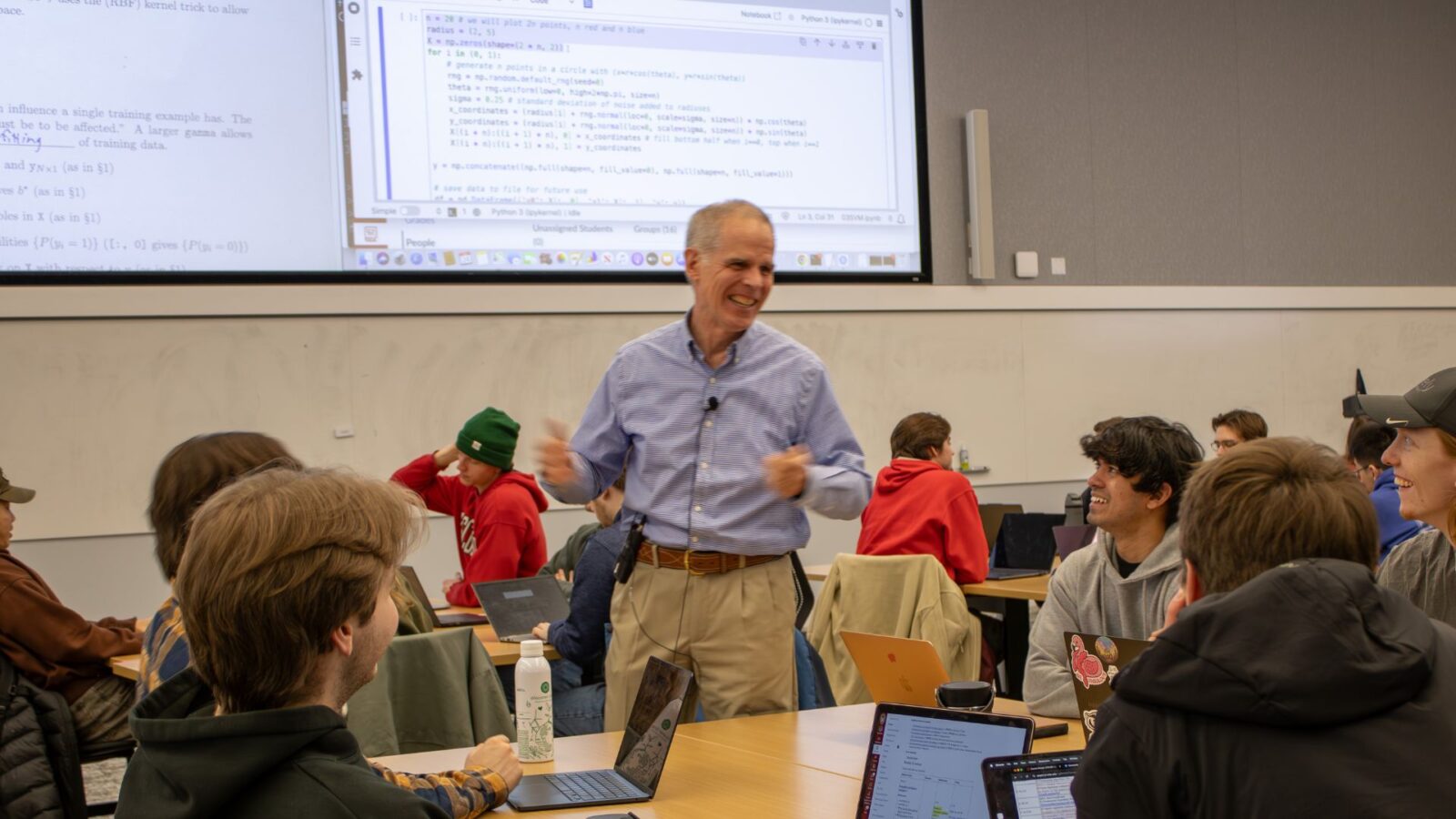 John Gillett teaching